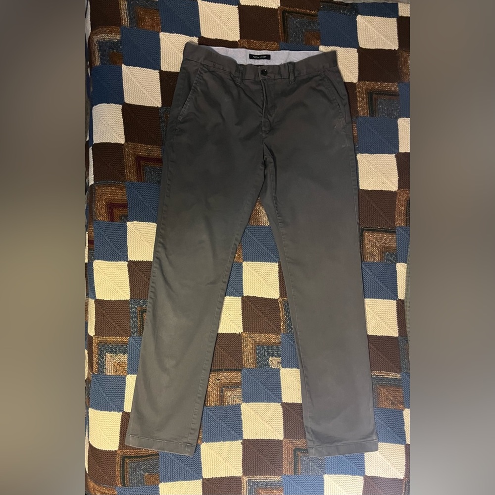 Grey Tommy Hilfiger Dress Pants